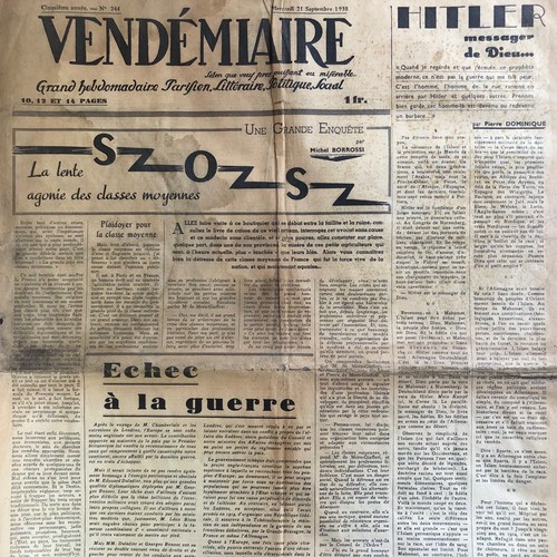 Journal vendemiaire 1938 - journal, 21/09/1938