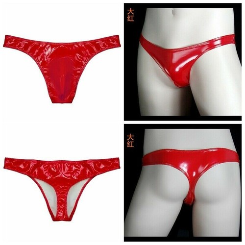 Hommes gay simili cuir - cuir, string