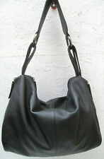 -BRUNO ROSSI sac à main   cuir noir TBEG vintage bag authentique 