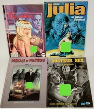 Lot de 4 bandes dessinées pour adultes – Cicciolina, Olsen, Arcor et Tulli
