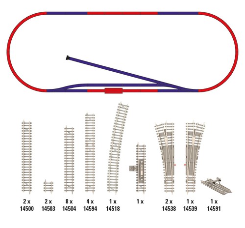 Minitrix 14321 coffret - 14321, de