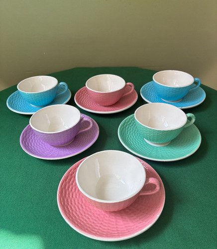 Tasses multicolores - 6,
