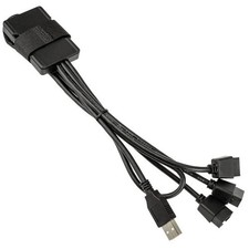 Lian Li PW-U2TPAB Hub USB Noir