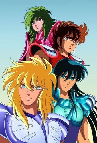 Plaque métal saint seiya - métal,