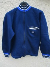 Veste LE COQ SPORTIF vintage années 70 bleu marine sport tracktop jacket jacke S