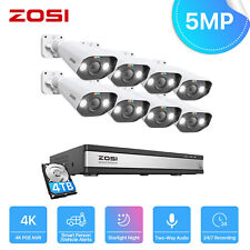 ZOSI 5MP PoE Kit de Vidéo Surveillance 16CH NVR et 4To Audio Bidirectionnel