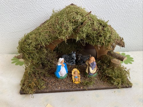 Ancienne crèche nativité - ancienne,