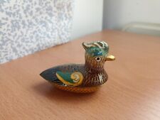 Boite Canard Poule Cloisonné Émaillé Émaux Asiatique Env 8 Cm Déco Vitrine -⚱️3