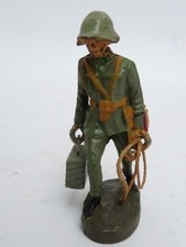 Soldat ELASTOLIN Militaire Porteur de valises et cordes Jouet Militaria (16430)
