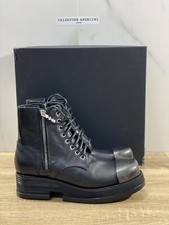 Duca D'ascalona Bottes Femme Ginnie En Cuir Noir Handmade 40