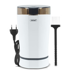 Moulin électrique pour café, épices ou fruits 150W lames acier Blanc