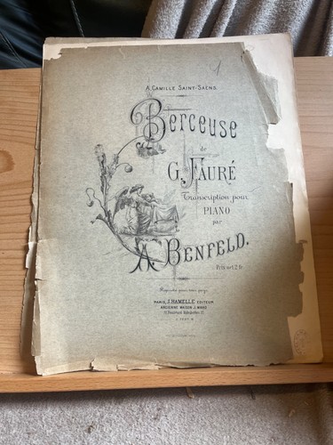 Gabriel fauré berceuse - gabriel,