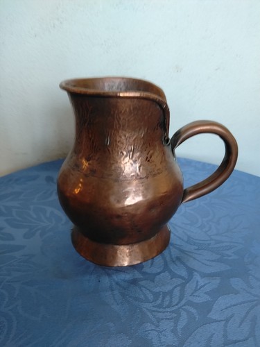 Ancien broc pichet cuivre - ancien,