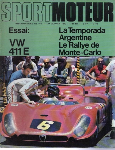 Sport moteur 168 1970 rallye - sport,