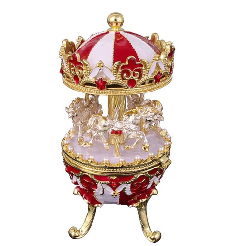 Boîte bijoux carrousel - boîte, à