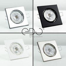 Spot de plafond carré VIERA | Encastrable | Réglable | 4 Couleurs | IP20 EDO