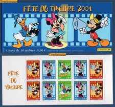 France Bande Carnet BC3641a  Fête Timbre Disney Mickey 2004 BC 3641 a Neuf Luxe