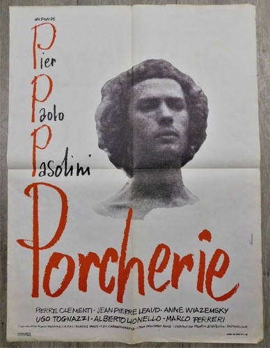 Porcherie affiche originale - porcherie,