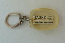 PORTE-CLÉS  LA MONTAGNE  JOURNAL QUOTIDIEN   GÉNÉRAL DE GAULLE 