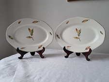 2 Plats De Service Ovale