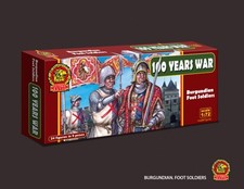Ultima Ratio UR7222 - 1/72 Burgundian Pied Soldats, 100 Années Guerre - Neuf