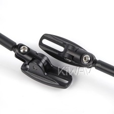 Retroviseur carenage vert FIN style convex pour Honda VFR 800FI 00-01