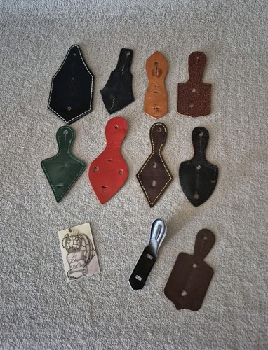 Lot cuirs pour insignes - lot, 10