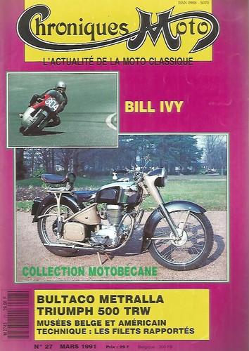 Chroniques moto collec - n°27,