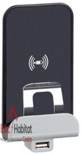 Chargeur à induction + chargeur USB -A 2,4A Céliane Legrand 068118