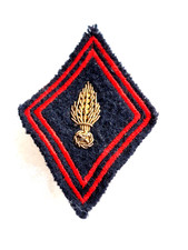 Un insigne tissu militaire