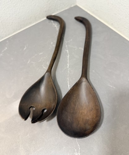 Unique dark wooden salad - unique,