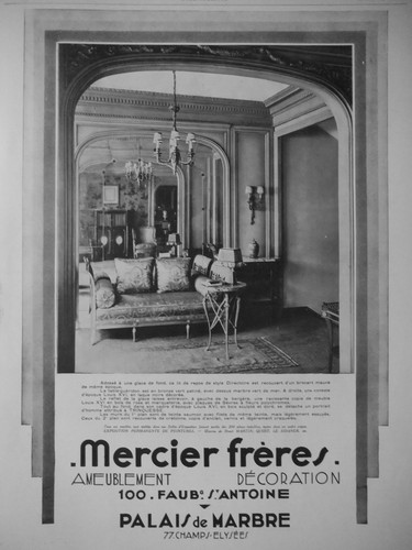 Publicité 1929 mercier - 1929,