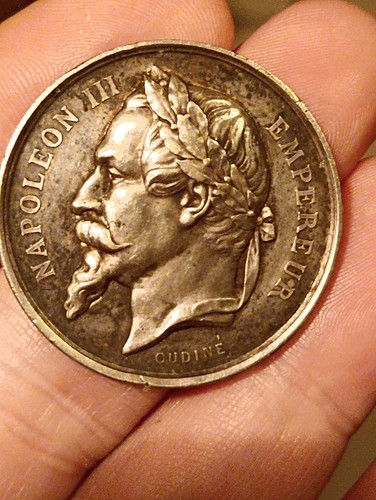Médaille argent napoléon - argent,