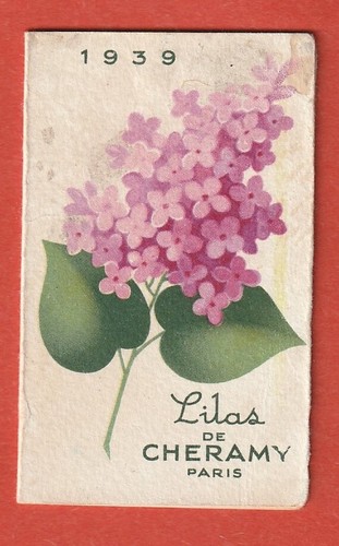 Carte parfumee calendrier - -,