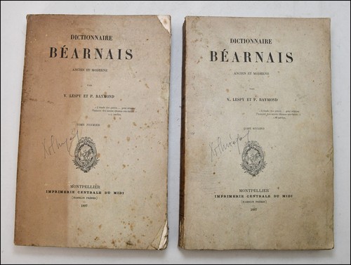 Dictionnaire béarnais ancien - dictionnaire,