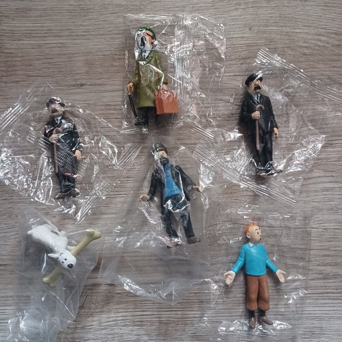 Lot figurines neuves tintin - lot, 6