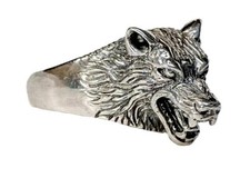 Bague De Loup Loup En Argent