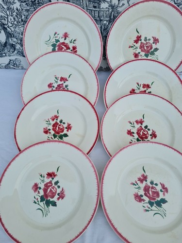 Anciennes assiettes plates - anciennes,