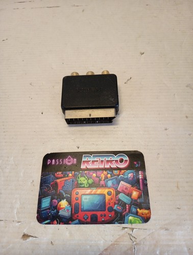 Adaptateur cable video scart - video,