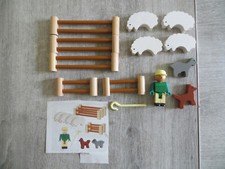 woody click jouet en bois n°0103,mouton,berger,barrières ,occasion