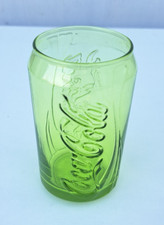 VERRE DE COLLECTION COCA COLA CANETTE JAUNE COLLECTION MC DONALD'S 2007 RARE