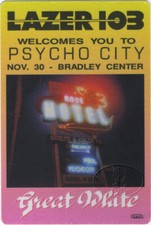 Grand Blanc 1992 Radio Promo Backstage Pass Lazer 103 Milwaukee Jack Russell