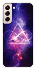 Coque en silicone imprimée compatible Samsung Galaxy S22 Plus Infinite Triangle