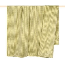 Pad Couverture Zella de Fourrure Vert Couvre-Lit 140x190 Plaid Fausse