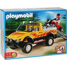 PLAYMOBIL Pick up & Quad de Course 4228