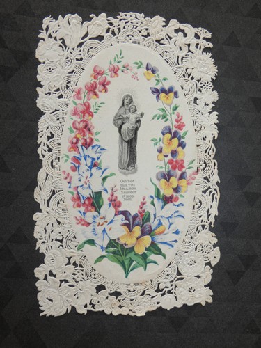 Image pieuse canivet dentelle