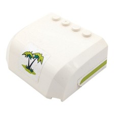 LEGO pare-brise blanc/vert