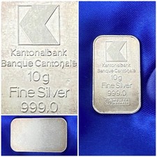 Lingot Argent Pur 999 Banque