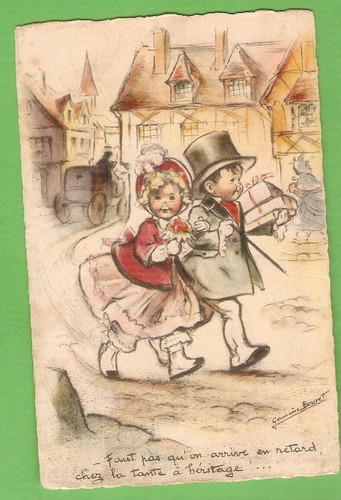 Germaine bouret carte postale - germaine,