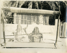 Ouargla, femmes tissant un